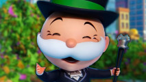 Monopoly Go Tycoon Empire Rewards: An image of the Monopoly Go man smiling.