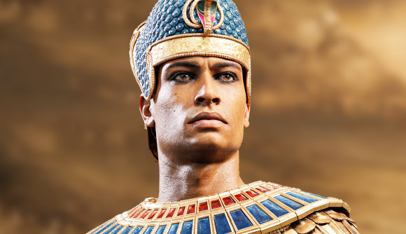 New Total War game: An image of a Pharaoh in the Total War franchise.