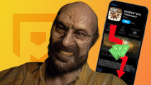 Resident Evil 7 iphone sales: An image of the dad from Resident Evil 7 Biohazard smiling.