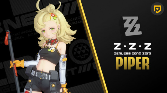 A custom image of Zenless Zone Zero's Piper with her hand on her weapon