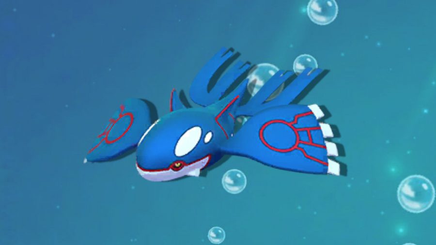 Kyogre De Pokémon Go Sous La Mer
