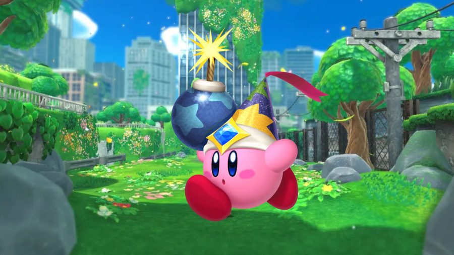 Bomb Kirby copy ability