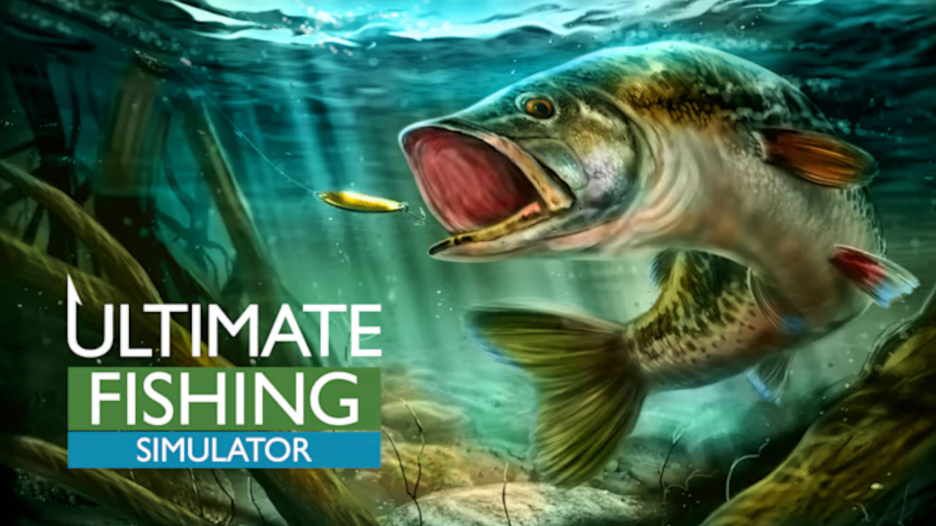 Ultimate Fishing Simulator cover, one of the more realistic fishing games
