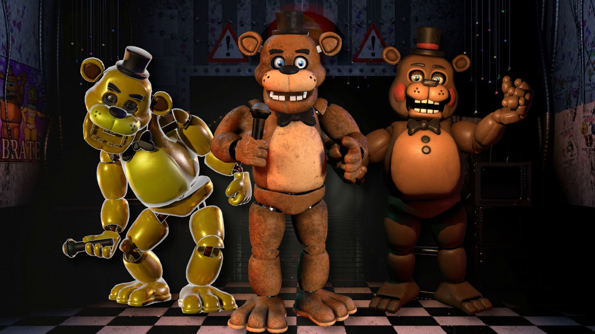 FNAF Characters Freddy 