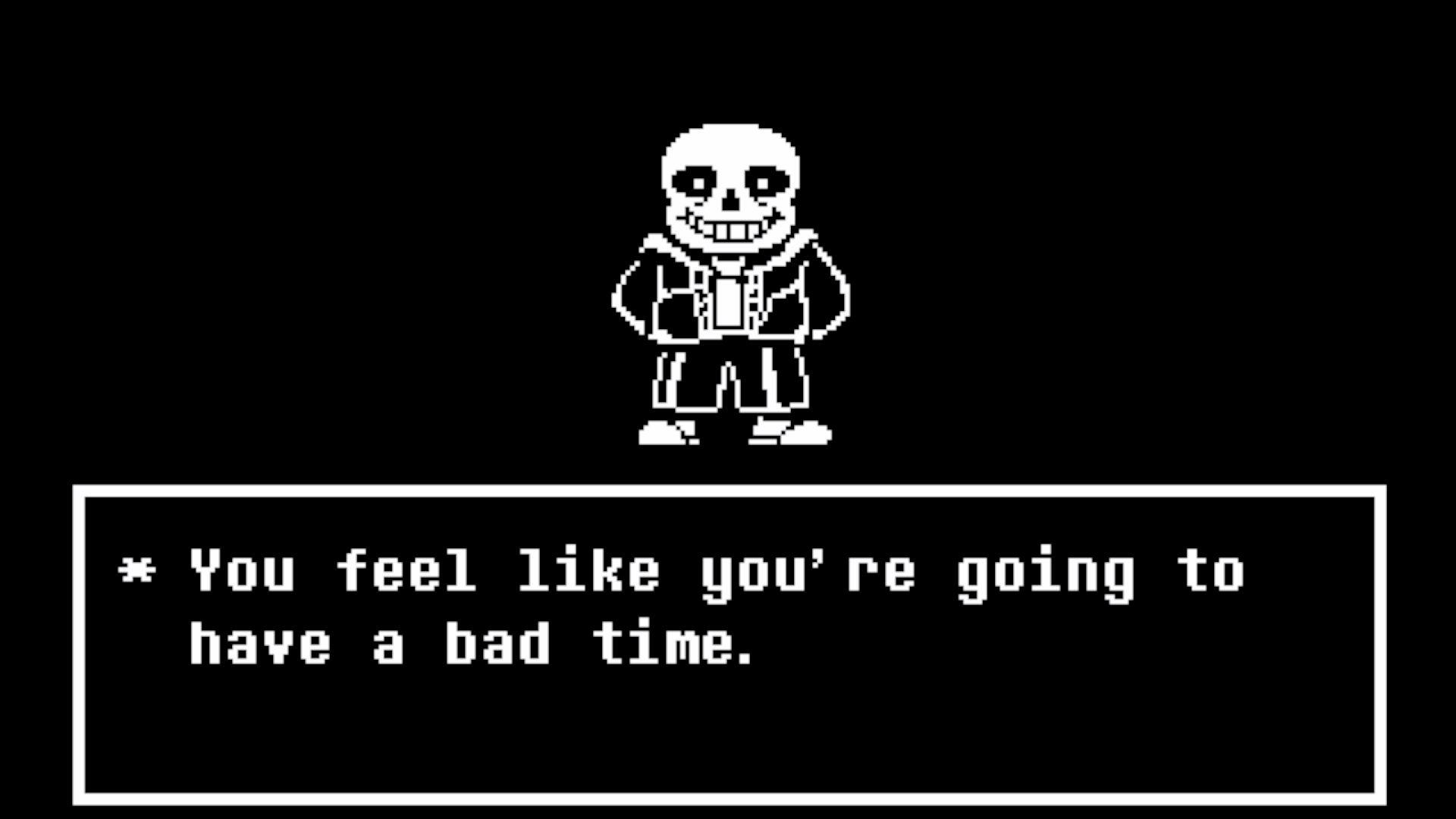 first time fighting against sans, what do people find so difficult