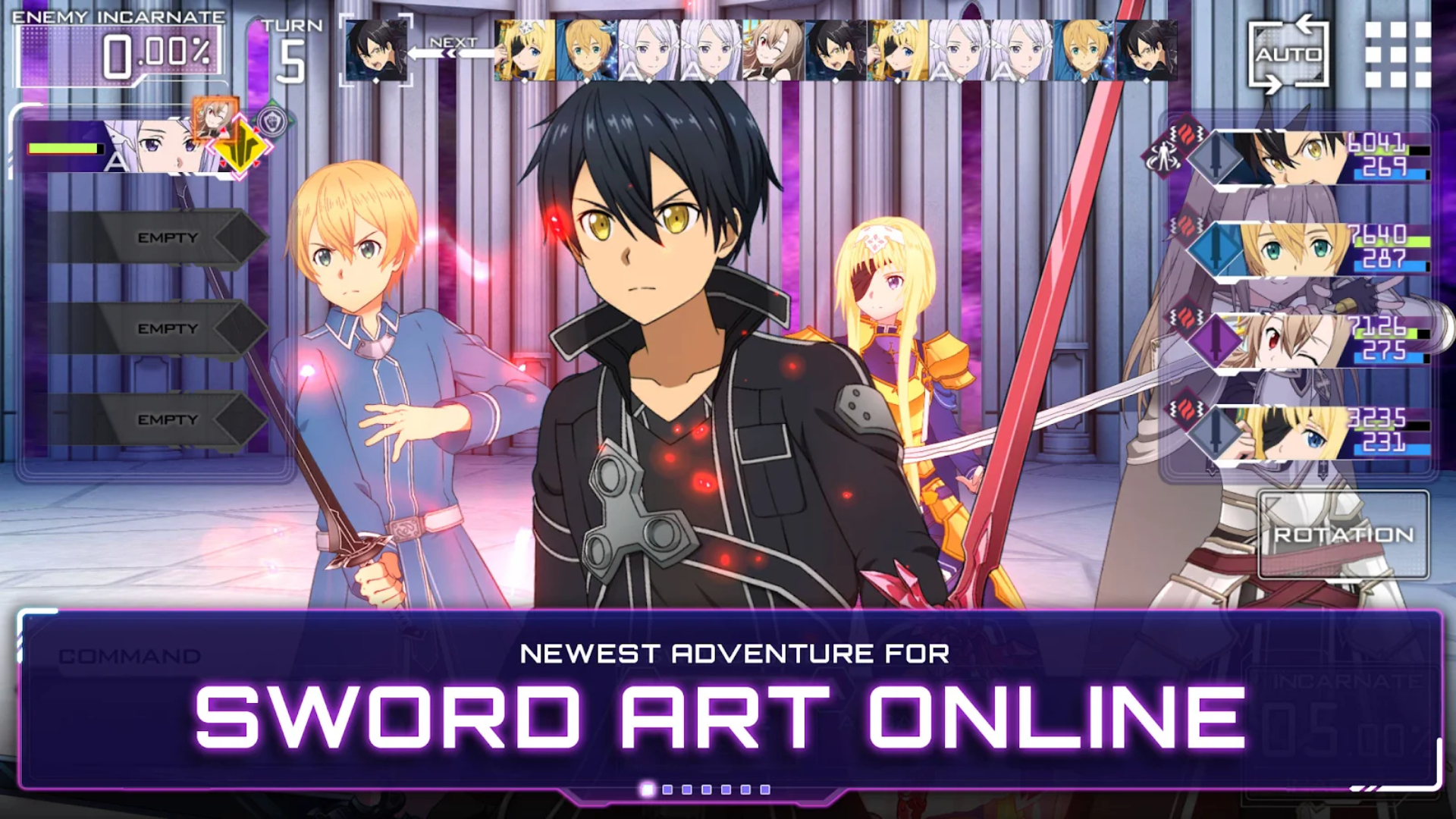 You can sign up for the newest Sword Art Online game right now!