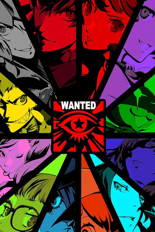 Persona 5  iPhone 6 Wallpaper Colored Version by LazyAxolotl on  DeviantArt