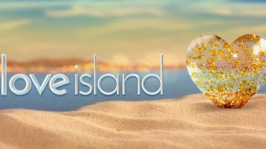 Téléchargement Hulu - Art Clé De Love Island Avec Une Plage Et Un Cœur